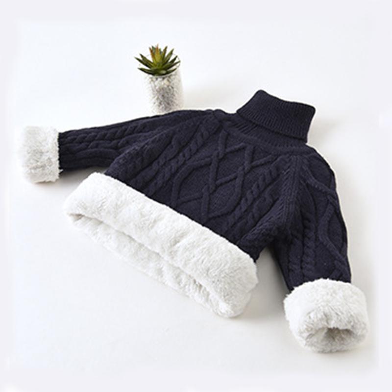 YUBAOBEI Baby Winter Children Toddler Sweater Thick Warm Baby Boy Girls Sweater Winter Knitwear Pullo