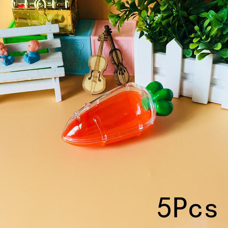 5 шт./упак. креативный подарок на Пасху, пластиковые принадлежности для вечеринок, коробки для конфет с морковью для детского душа