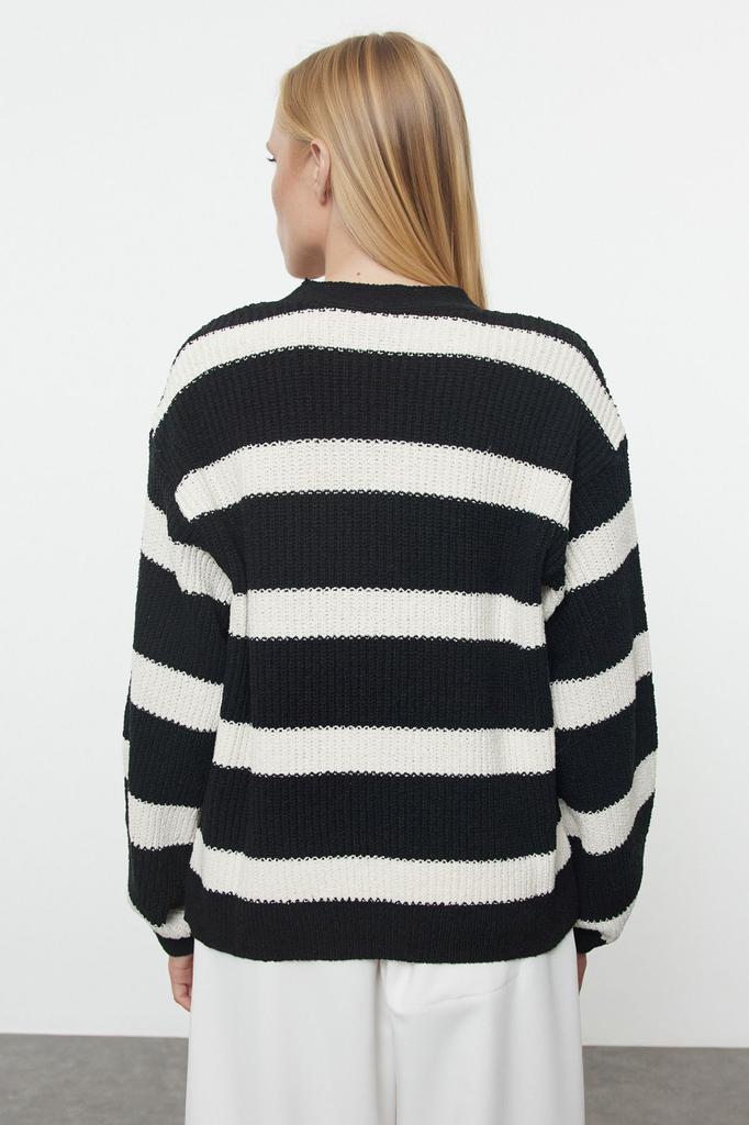 Women's Fashionable Stylish Cardigan Mink More Sustainable Wide Fit Soft Textured Knitwear Cardigan