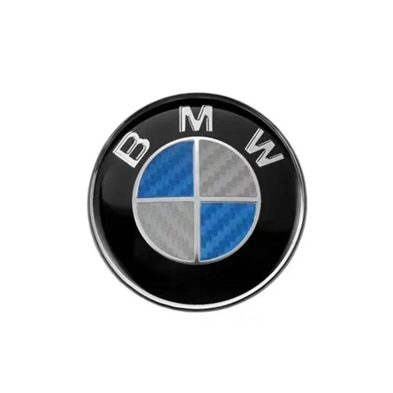 Для BMW E39 E46 E90 E30 E36 E60 G20 E87 E91 E92 1 2 3 4 5 Аксессуары 2 шт. ABS 74 мм 82 мм Логотип на передний капот Эмблема на крышку багажника