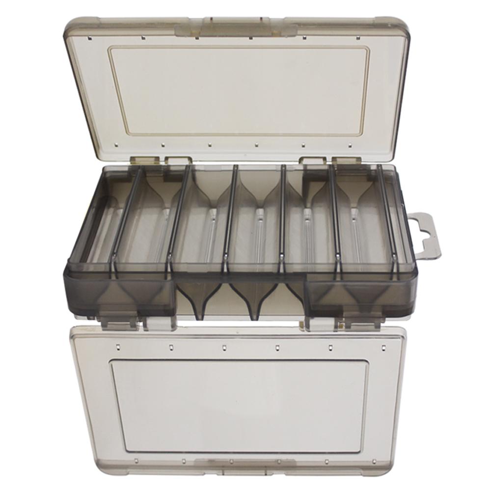 Кейс для рыбалки Двусторонний Ящик для рыболовных приманок Кейс Джиг для кальмара Воблеры Наживка Рыболовные снасти Ящик для хранения Контейнер