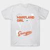 T Shirt Women Maryland Georgia Harajuku Print Kawaii Tshirt Summer Short Sleeve Female T-Shirt Top Tee
