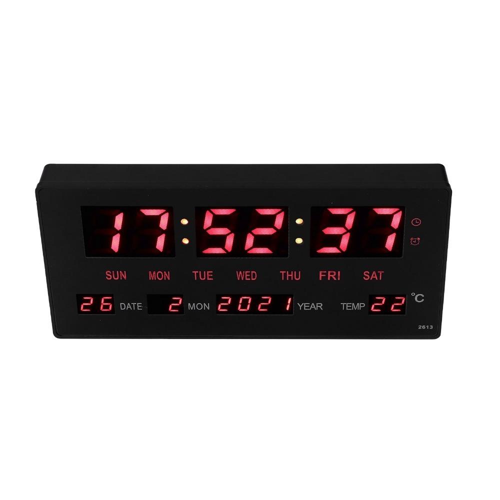 Accurate Timekeeping Digital Wall Clock LED LED Electronic Date Clock Kitchen Wall
