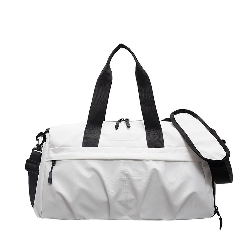 Простая сумка для тренировок и фитнеса, для отдыха, с отделением для сухих и влажных вещей, большая вместимость, для деловых поездок, с отделением для обуви, ручная кладь