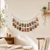 Подвесной дисплей для фотографий в скандинавском стиле, DIY веревка для подвешивания фотографий, настенный зажим для фото, Офис