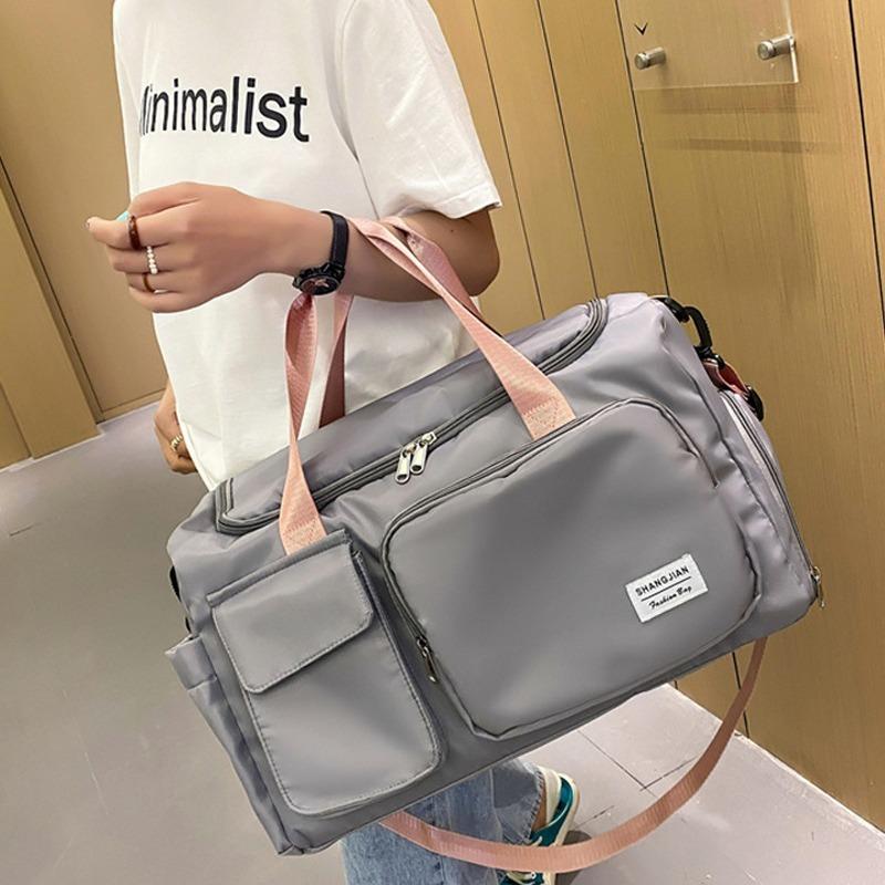 Мужская и женская дорожная спортивная сумка большой емкости, сумка через плечо, женская спортивная сумка для ручной клади