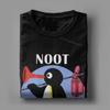 Футболка Noot Noot Pingu Мужская Женская Хлопковая Винтажная Футболка Круглый Вырез Футболка с Пингвином Одежда Харадзюку Классика
