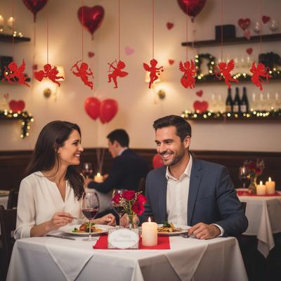 8 шт. Украшения-подвески Купидон ко Дню святого Валентина 8 стилей Украшения Купидон в форме сердца для свадебной годовщины, вечеринки, поделок