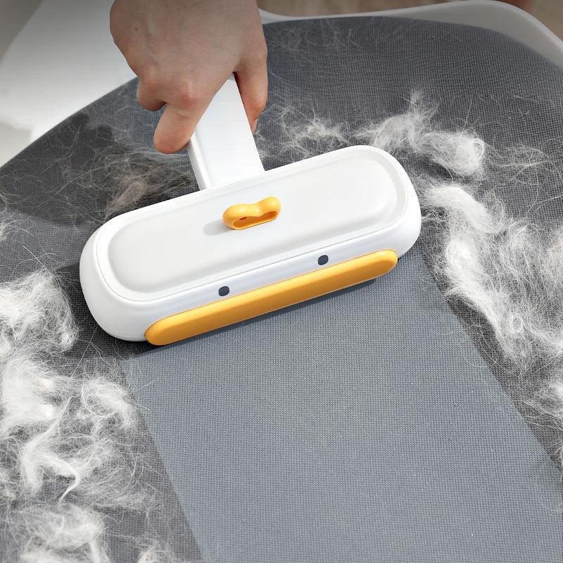 Щетка для удаления шерсти у кошек, клейкая щетка для удаления шерсти, одежда, удаление шерсти с дивана, двунаправленный барабан, щетка для выскабливания шерсти, наполнитель