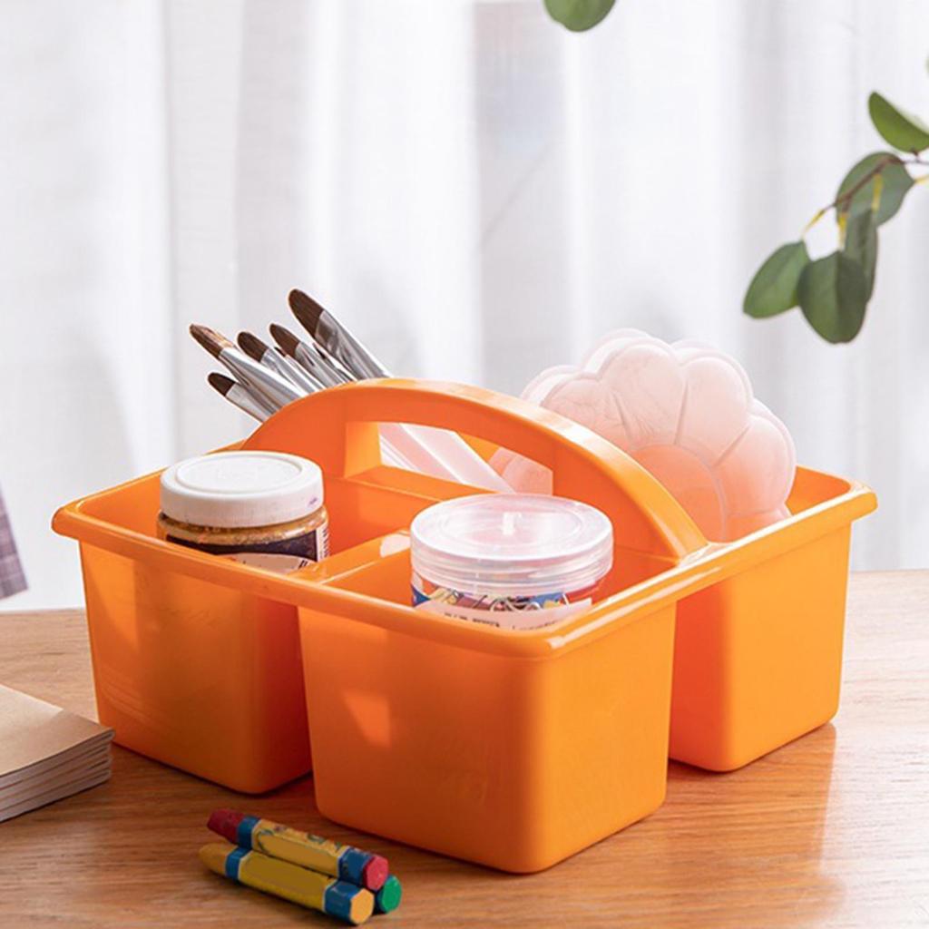 Desktop Compartment Caddy Holder Stackable Case for Crafts Sewing Dorm