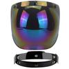 Retro Helmet Bubble Goggles 3/4 Helmet Wave Goggles Half Helmet Windproof Universal Transparent Lens Sunglasses