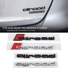 2026 3D ABS Car Trunk Badge Allroad Emblem Logo Decoration Stickers For Audi A1 A3 A4 A5 A6 8P B5 B6 B7 B8 C5 C7 A7 A8 Q3 Q5 Q7 TT 8V