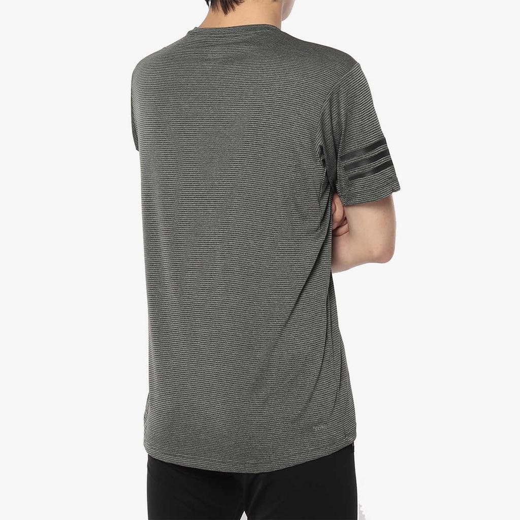 Adidas Freelift CC Круглый вырез Удобная повседневная футболка с коротким рукавом Мужские футболки Зеленые DY9589