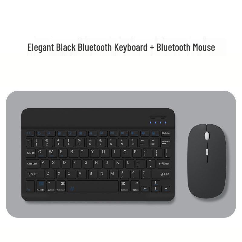 Универсальная беспроводная Bluetooth-клавиатура и мышь для планшетов, телефонов и iPad