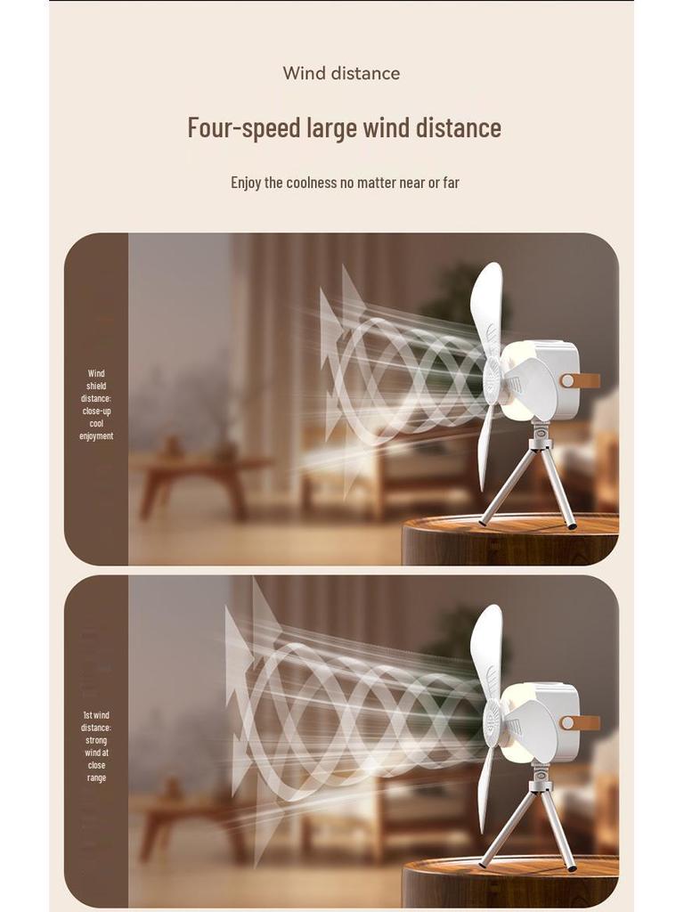 Перезаряжаемый пульт дистанционного управления Маленький потолочный и USB-вентилятор для общежитий и кемпинга