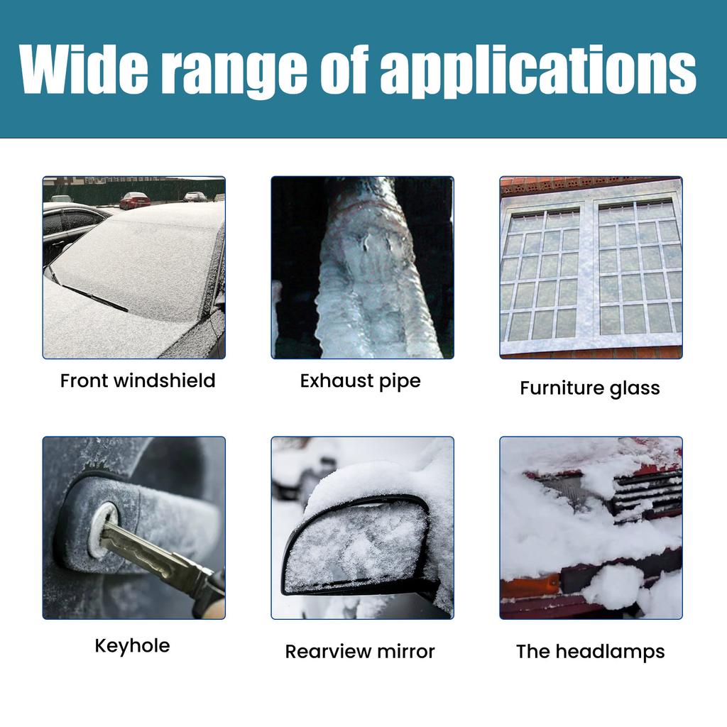 Противообледенительный агент Rayhong для автомобильных окон. Специальный противообледенительный агент для стекол. Удобный и простой в использовании. Противообледенительный и противообледенительный агент.