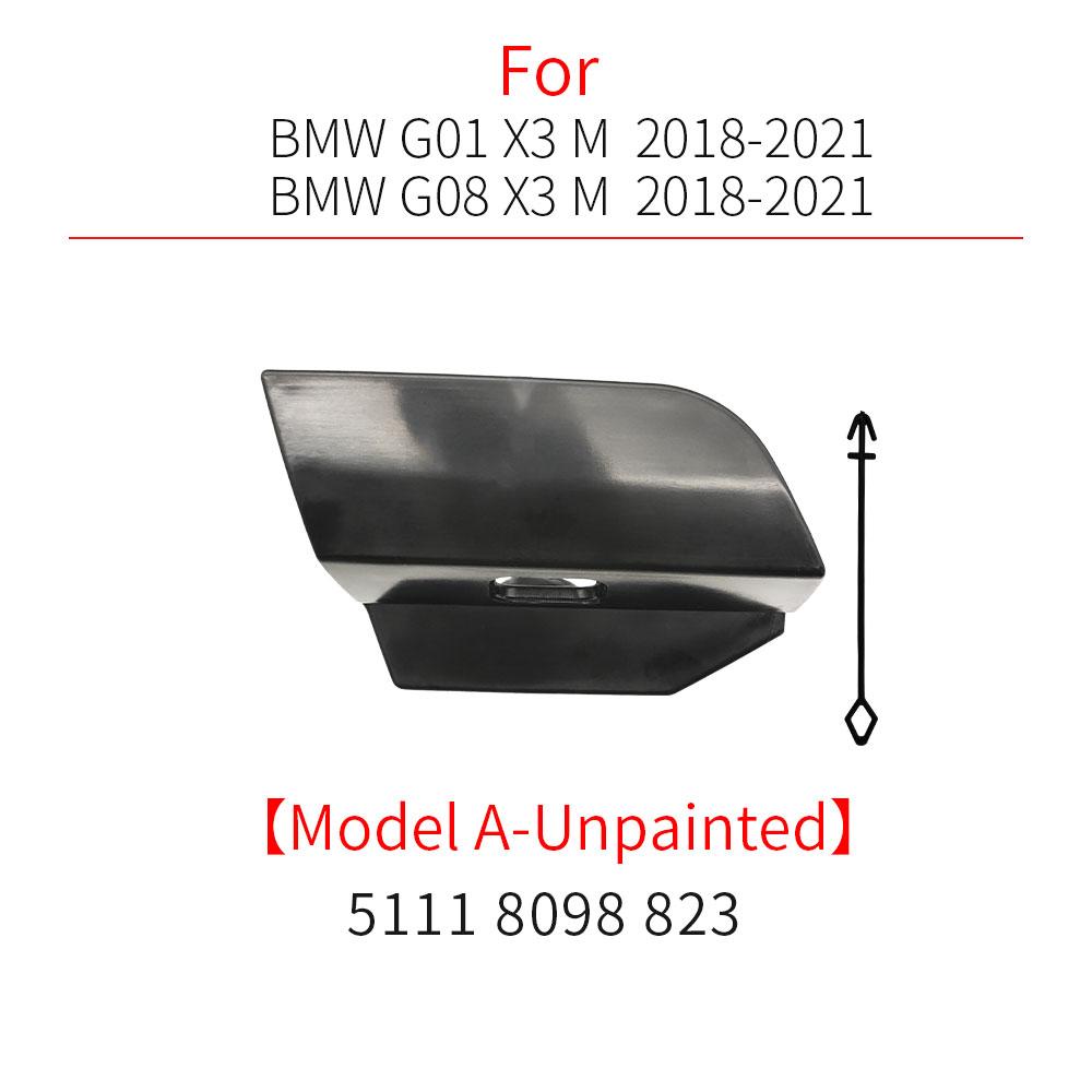 Для BMW G01 G02 M Sport Автомобиль Передний Бампер Крышка Заглушка Буксировочного Крюка Аксессуар Черный Для BMW X3 M X4 M Серии 2018-2024 51118064606