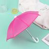 Funny Doll Decorative Umbrella Adjustable Doll Rain Gear Kids Toy Umbrella  Dollhouse