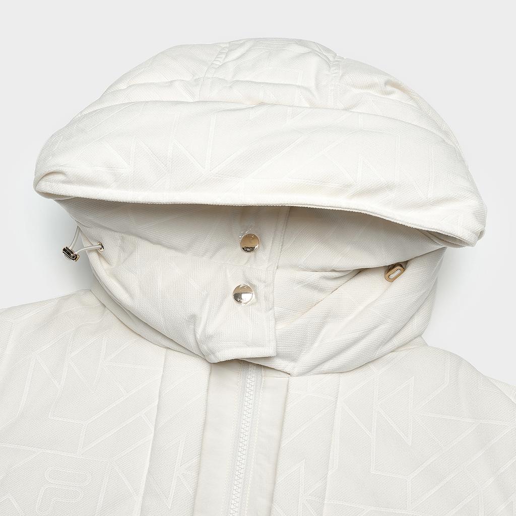 Новые пуховики FILA Женские Цвет Мороженое Белый F11W344905F-IV