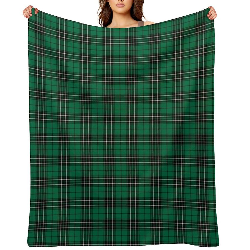 Clan MacLean Hunting Tartan Throw Blanket Luxury Thicken Hairys Fashion Sofas Nap Blankets