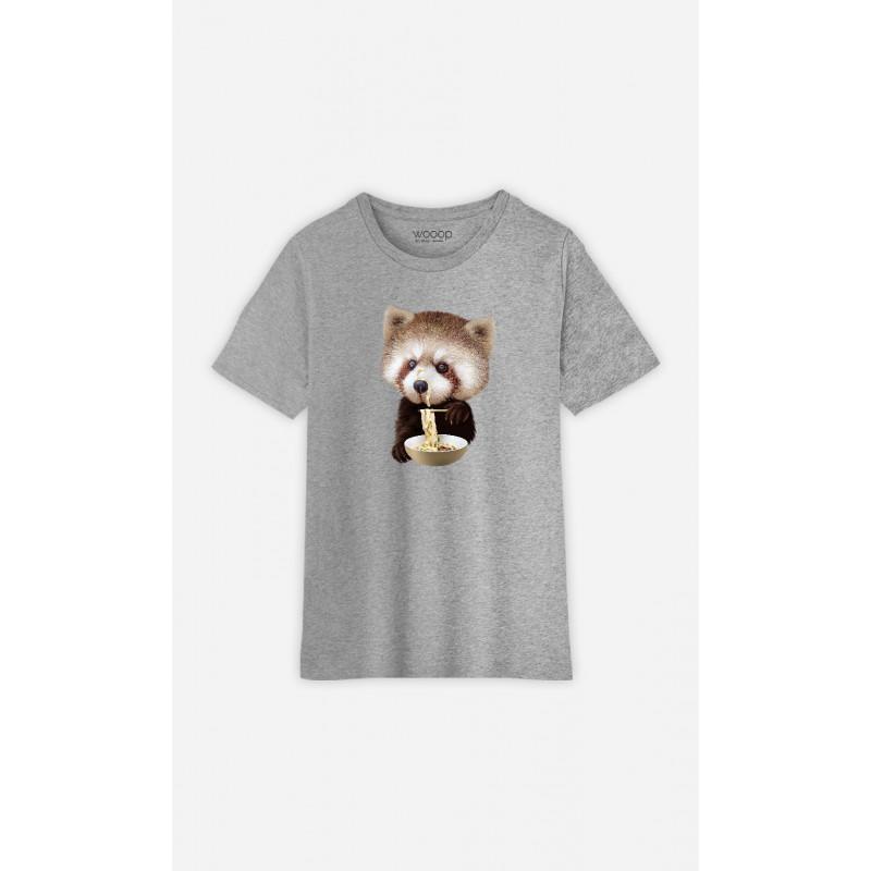 Детская футболка RED PANDA LOVES NODLES