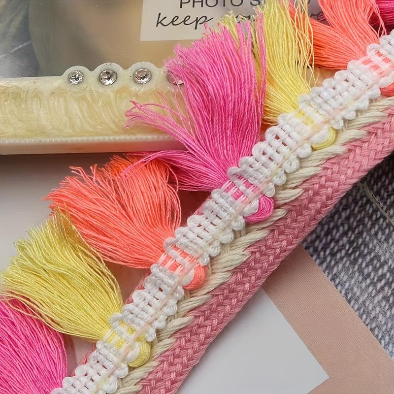 100см Разноцветные кисточки и кружево в этническом стиле для DIY ручной работы, подвески для подбора цветов с аксессуарами