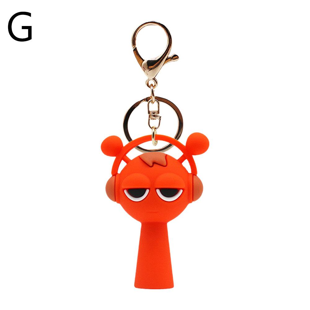 Мультяшная брелок-подвеска Sprunki Милый Sprunki Оранж Редди Серый Бруд Винерия Для Девочки Мальчика Сумка Брелок-подвеска Брелок Украшения Подарки для Фанатов Декор