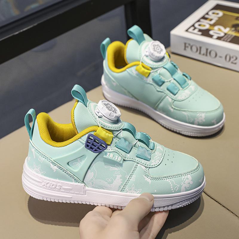 Детские кроссовки для сноуборда, осенние, новый тип детской кожаной спортивной обуви для мальчиков с низким верхом, корейская версия студенческой обуви для кампуса