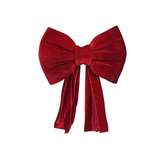 Большой бархатный бант-бабочка, подвеска, верхушка для елки, венок, рождественские банты, украшение для лестничных перил, колонны крыльца, свадебный праздничный декор