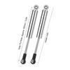Aluminium Alloy Shock Struts Damper Remote Control Spare Parts for RGT 1 10 RC 86100 RC CrawlerSilver R86007S