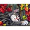 Full 5D Diy Diamond Painting Animal Cat Diamond Embroidery Cross Stitch Home Decor Handmade Gift