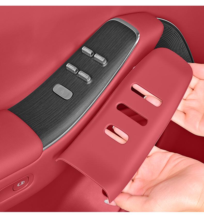 Silicone Armrest Protector for M7/M8 Car Door Window Lifter Panel
