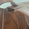 HERMES Christie Rhone bag flap Shoulder Bag Leather Brown/SilverHardware