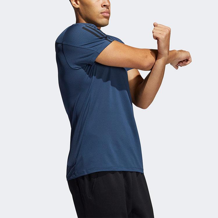 Adidas Футболка Aero3s Tee Pb Training Мужские топы Peacoat GQ2161