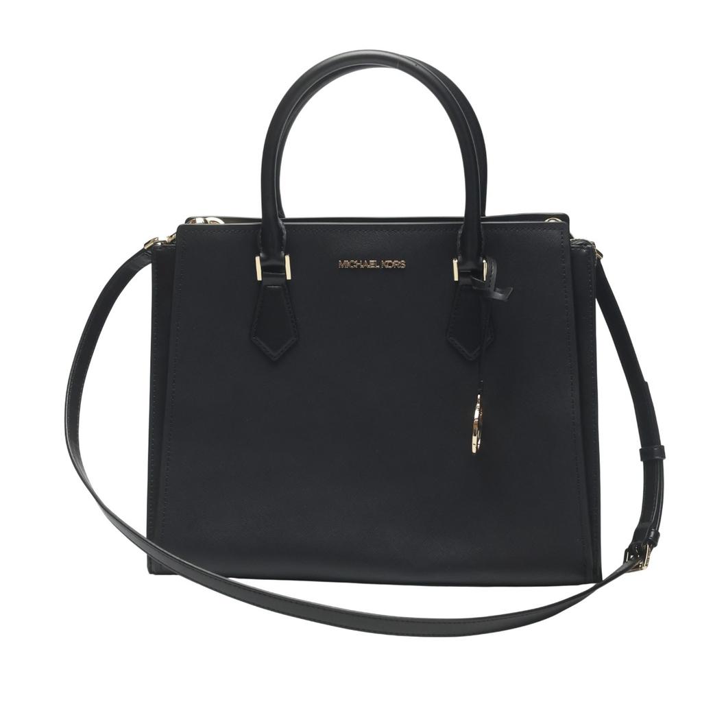 Michael Kors Сумка-тоут Шейла из кожи черная Женская 35T0GWXS3L Б/у