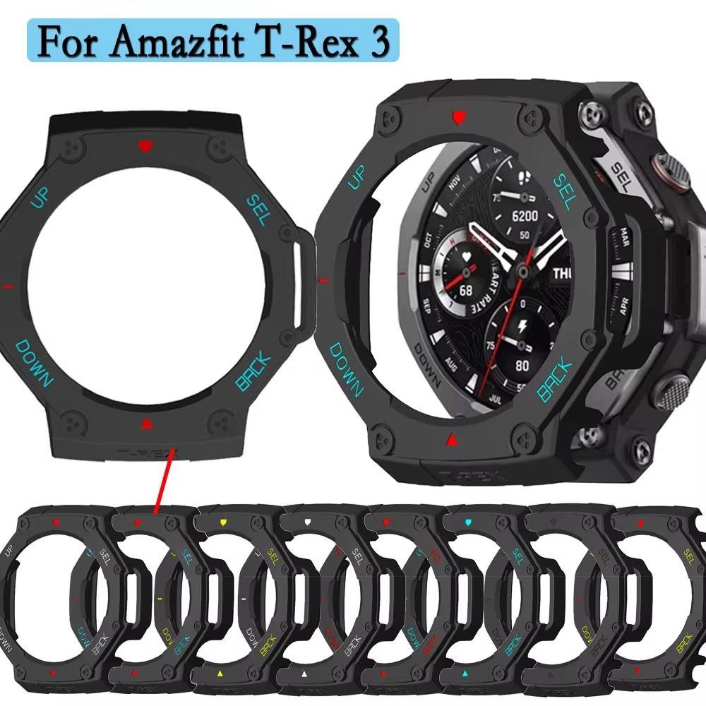 Anti-Scratch Protective Case Bumper Protector Frame New Cover Shell for Amazfit T-Rex 3