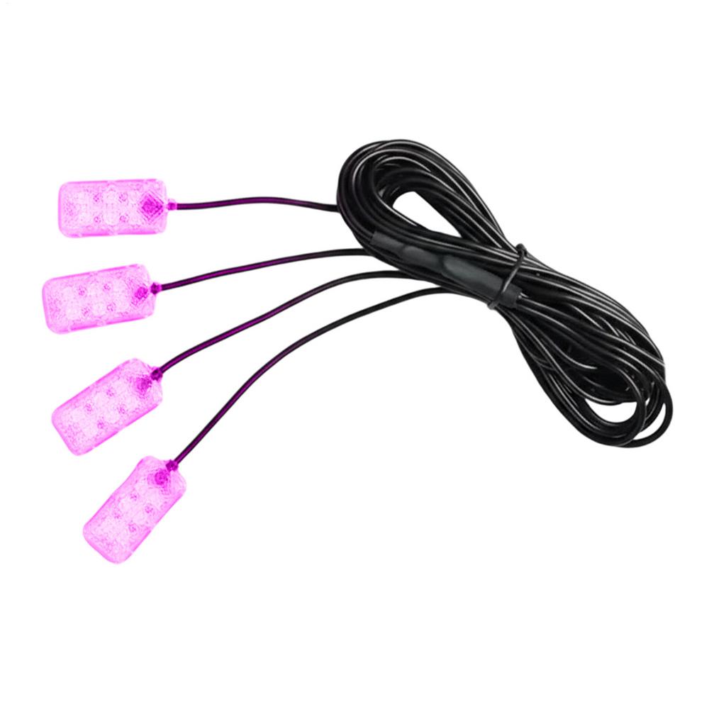 Регулируемая USB-лампа для подсветки салона автомобиля с USB-портом, светодиодные автомобильные фонари для грузовика, внедорожника, трактора, прицепа