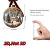 Fairy Tale Planet Christmas Tree Decoration Acrylic Flat Acrylic Hanging Decoration  Holiday Party