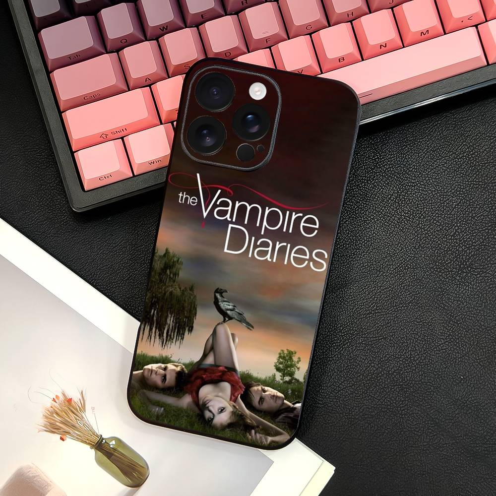Горячий Чехол Для Телефона The V-Vampires D-Diaries Для IPhone 16 15 14 13 12 11 PRO MAX PLUS Mini TPU Мягкий Приятный Для Кожи Чехол