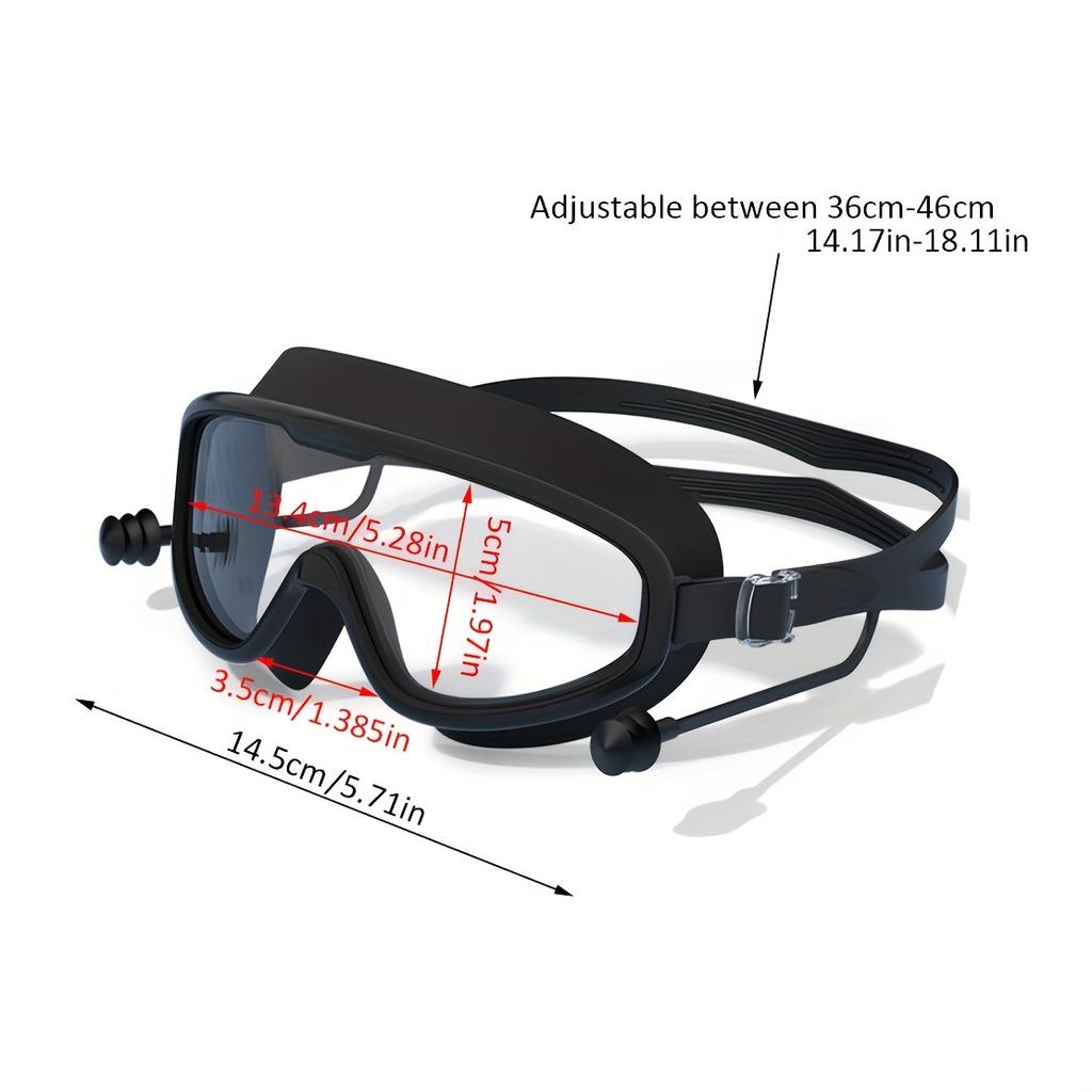 Высококачественные водонепроницаемые и незапотевающие плавательные очки, плавательные очки с большой оправой, водонепроницаемые и незапотевающие плавательные очки
