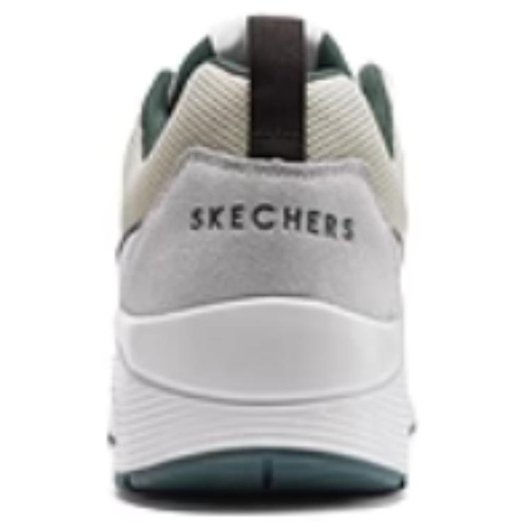 Skechers Уличная серия Модные повседневные кроссовки с низким верхом для бега Мужские кроссовки Белые 183020-WGR