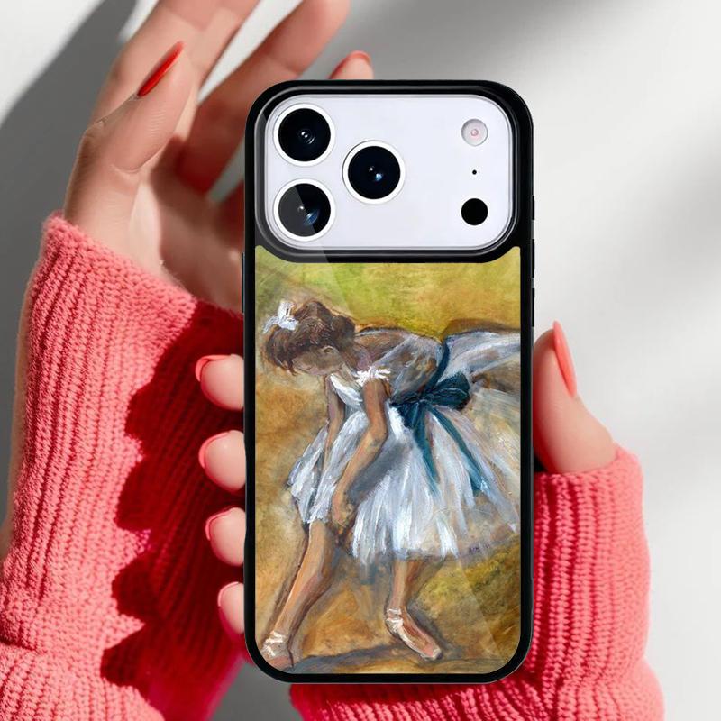 Чехол для телефона Арт Девочка Балерина Балетный Танец для iPhone 17 16 15 14 13 Pro Max Задняя крышка для 12 11 Pro Coque