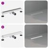 2 in 1 Shower Drain Silver 50 cm Stainless Steel 304