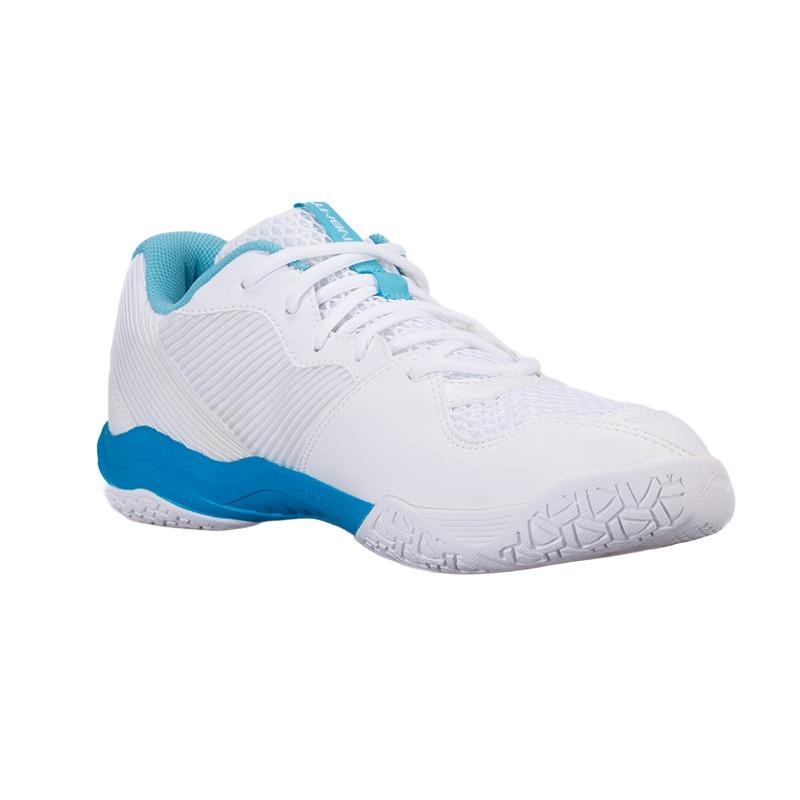 Кроссовки для бадминтона Li Ning Sound Wave 2 Ultra Light, спортивные, нескользящие, износостойкие, дышащие, с низким верхом, унисекс, Danube-Blue AYTS016-10