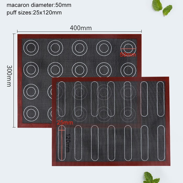 Mata Silikonowa Do Pieczenia 30X40Cm Perforowana Dwustronna