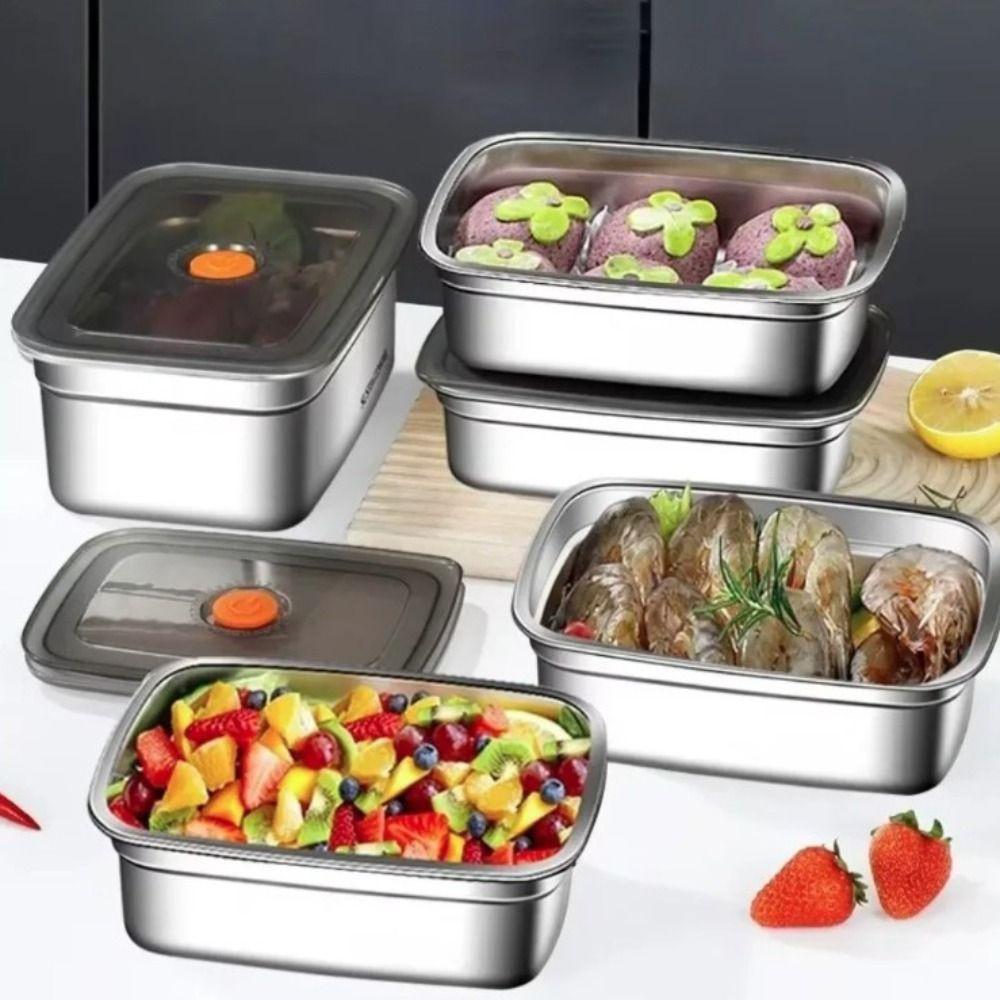 Leak-proof Lunch Box Microwaveable Food Container Kitchen Supplies Food Storage Box Refrigerator