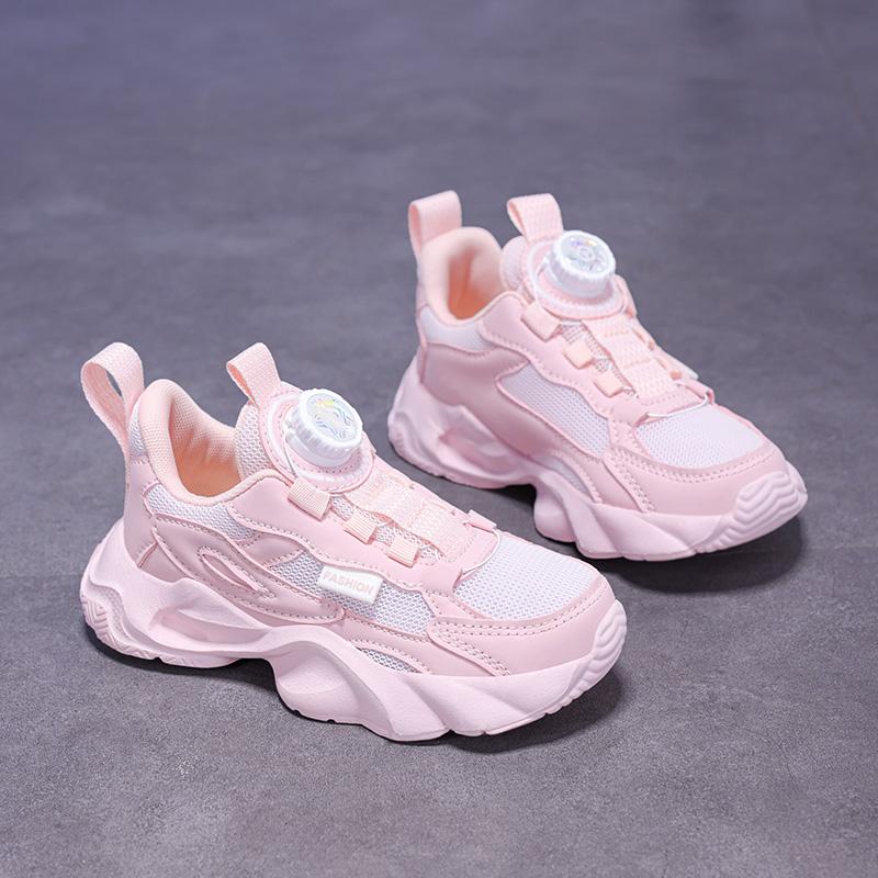 Детские трендовые удобные кроссовки для бега на мягкой подошве, студенческие модные повседневные дышащие спортивные кроссовки для мальчиков и девочек