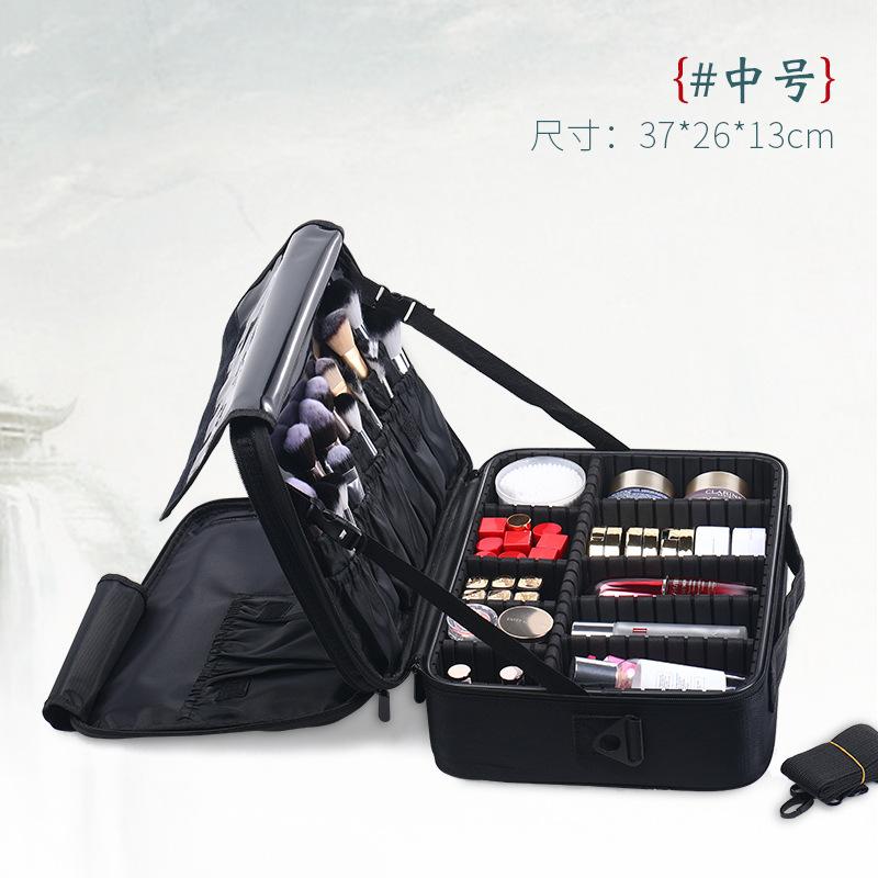Профессиональный чехол для макияжа женский дорожный большой вместительный ящик для инструментов для красоты ногтей косметический органайзер чемоданы для коробок для хранения макияжа