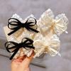 2 шт./компл. кружевные банты детские заколки для волос сладкие ленты для девочек-малышей принцессы шпильки милые аксессуары для волос для девочек сбоку