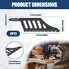 10Pcs 112mm Jigsaw Blade T Shank Extra Long Scroll Saw Blades Carbon Steel Coarse Tooth Cutter for Wood Cutting Tight Spaces